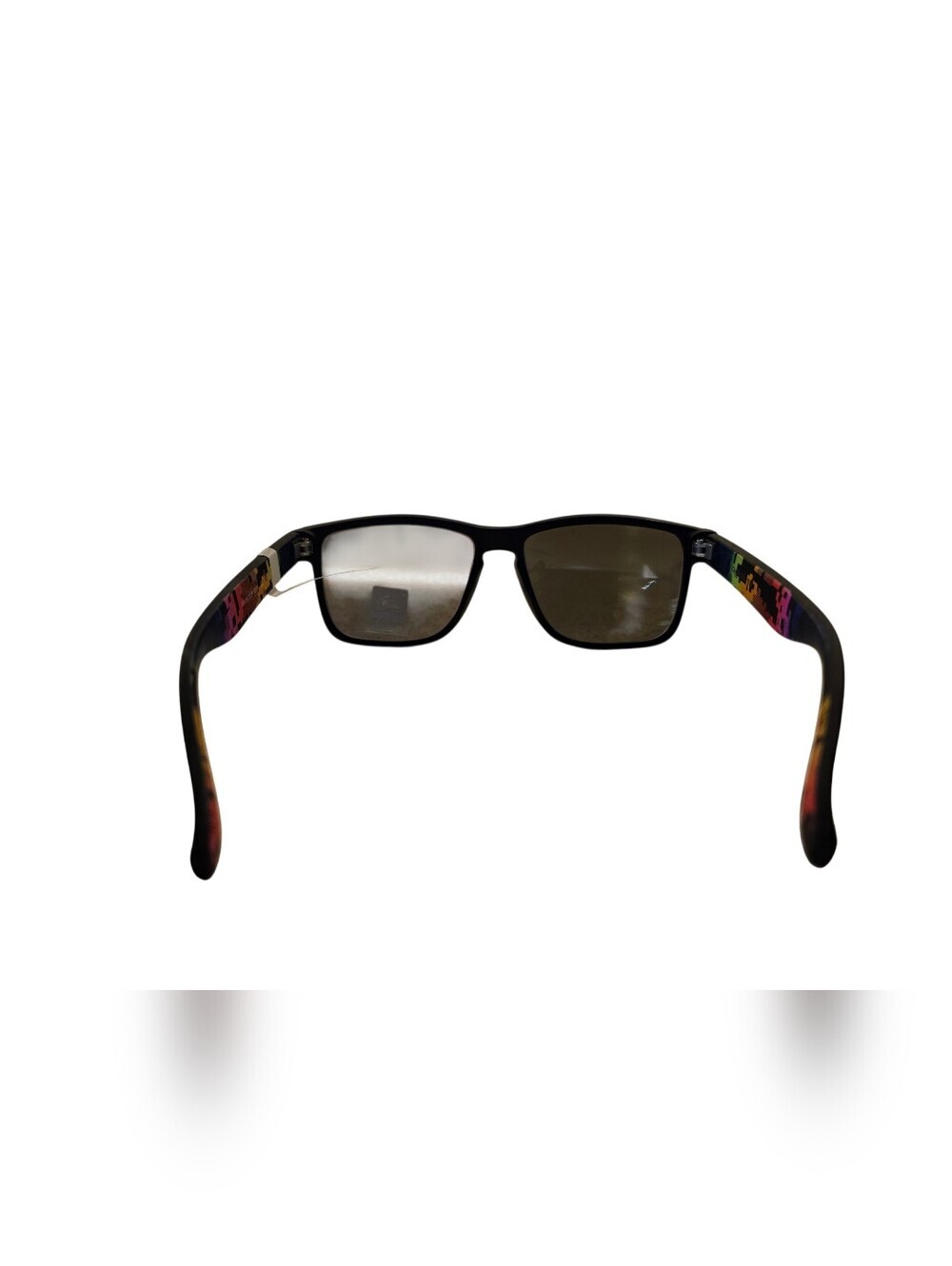 Quiksilver Black Frame Sunglasses with Green Mirrored Lenses, NEW - Picture 4 of 6